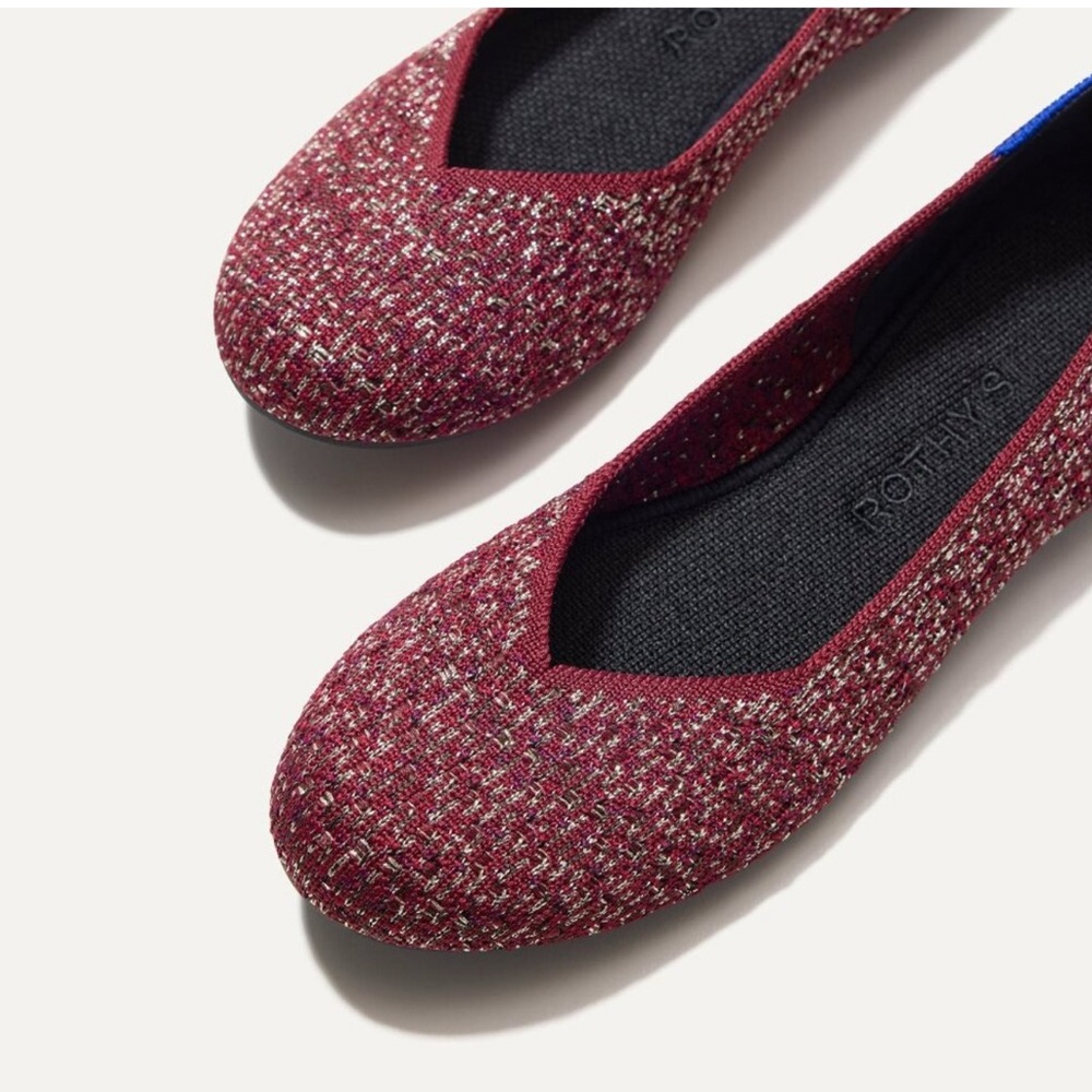 Rothy’s The Flat - Crimson Tweed | Rare